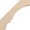 Ekena Millwork 3-inch W x 16-inch D x 16-inch H Balboa Rough Cedar Woodgrain TimberThane Knee Brace, Primed BRCUR03X16X16BOARCPR - alternate 5
